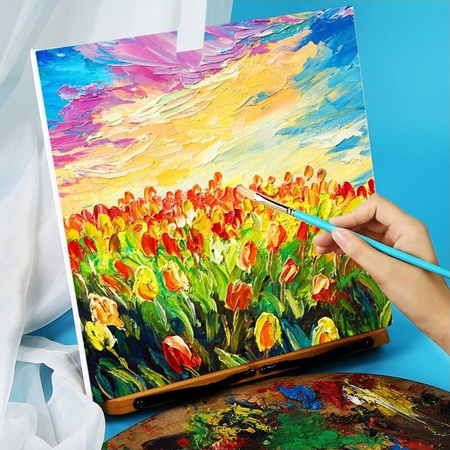 3 szt Płótno Bawełniane Podobrazie 20x20 cm