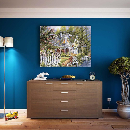 Letni domek Malowanie Po Numerach