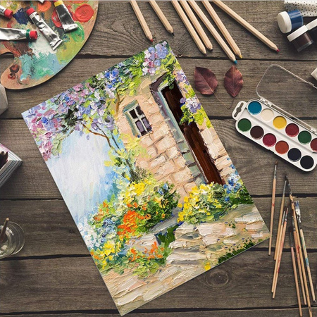 24 szt Płótno Bawełniane Podobrazie 3mm 40x50 cm