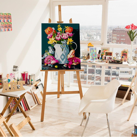 Kwiaty Obraz Do Malowania Po Numerach