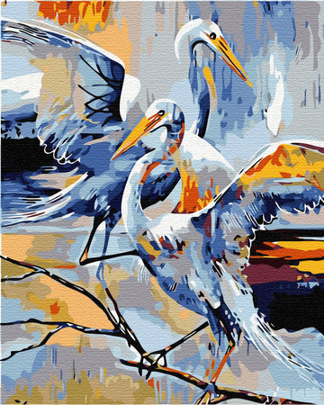 Bociany Obraz Do Malowania Po Numerach