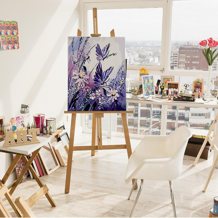 Motyl na kwiatach Obraz Do Malowania Po Numerach