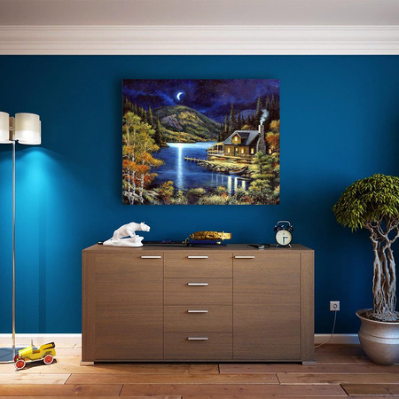 Nocne jezioro Obraz Do Malowania Po Numerach