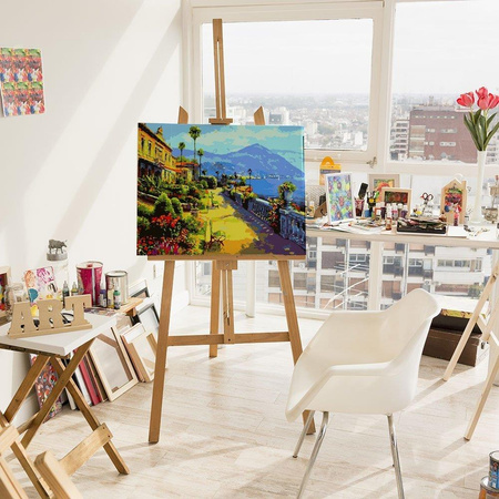 Uliczka Nad Morzem Malowanie Po Numerach