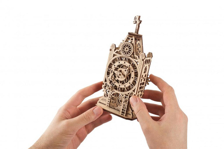 Stara Wieża Zegarowa Puzzle 3d Drewniany Model Do Składania