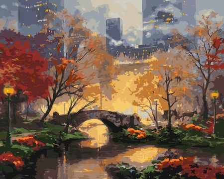 Manhattan Park Malowanie Po Numerach