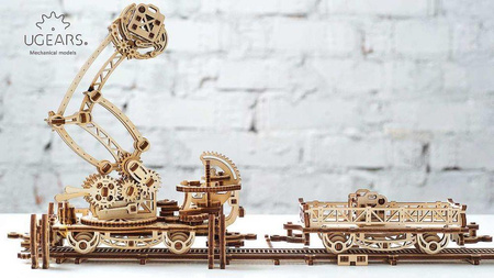 Manipulator szynowy. Seria Mechanical Town do składania