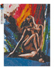 Mozaika Diamentowa 5D Bez Ramy Namiętne Uczucia Naga Piękność 30x40 Haft Diamentowy