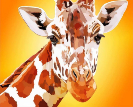 Zyrafa Obraz Do Malowania Po Numerach