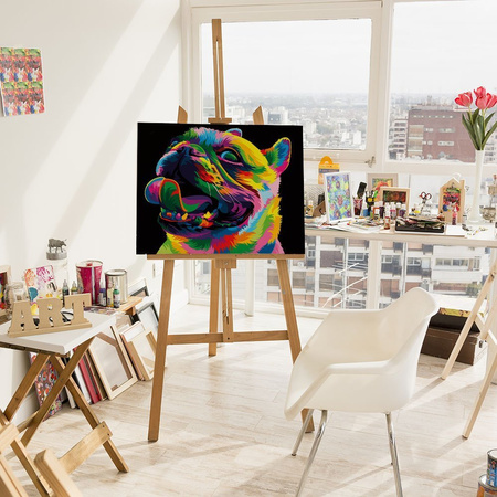 Kolorowy Piesek Proste Malowanie Po Numerach