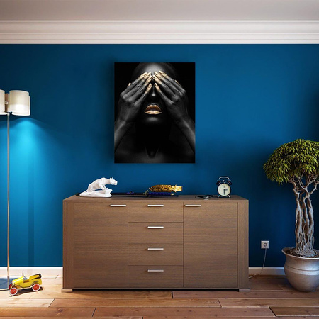 Złote usta Obraz Do Malowania Po Numerach