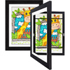 kids art frame black
