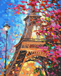 Wieża Eiffla Malowanie Po Numerach