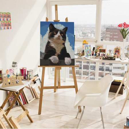 Dociekliwy kot Obraz Do Malowania Po Numerach