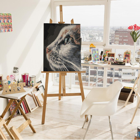 Profil kota Obraz Do Malowania Po Numerach