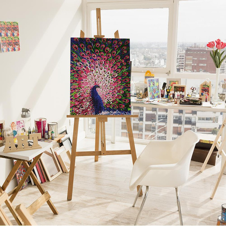 Czcigodny Paw Malowanie po Numerach