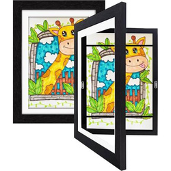 kids art frame black