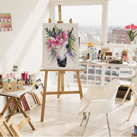 Jednorożec w kwiatach Malowanie Po Numerach