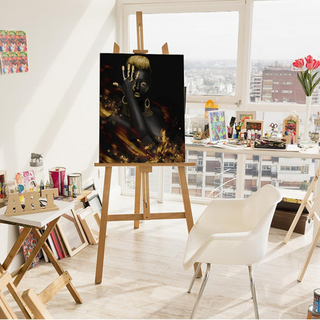 Złote Włosy Obraz Do Malowania Po Numerach