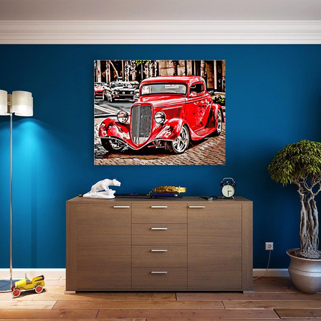 Samochód retro Obraz Do Malowania Po Numerach