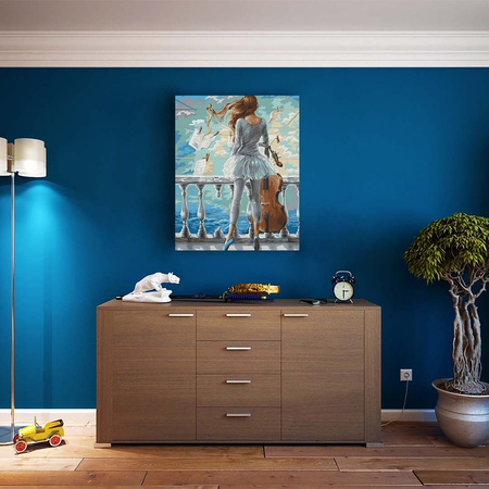 Morze i wiolonczela Malowanie po numerach