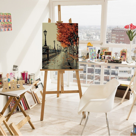 Romantyczna Miłość Jesień Malowanie po numerach