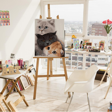 Kotki murkotki Malowanie po Numerach