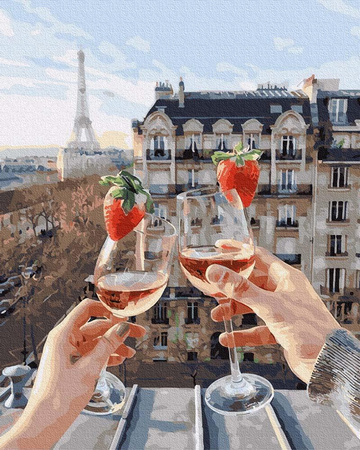 Na dachu w Paryżu Malowanie po numerach