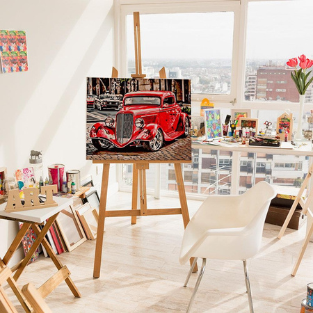 Samochód retro Obraz Do Malowania Po Numerach