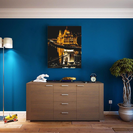 Noc Budapeszt Obraz Do Malowania Po Numerach