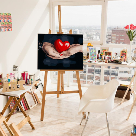 Serce w rękach Obraz Do Malowania Po Numerach