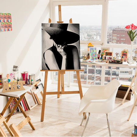 Pani w kapeluszu Obraz Do Malowania Po Numerach