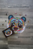 Drewniane Puzzle PANDA Z Elementami Zwierząt 217 el Rozmiar 363х350 mm