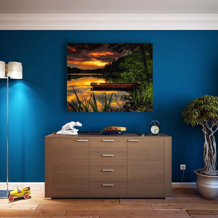 Mazurskie wieczory - Raj na ziemi Obraz Po Numerach Bez Ramy