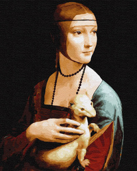 Dama z gronostajem. Leonardo da Vinci Malowanie Po Numerach