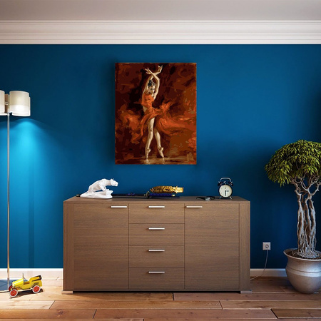 Tancerka Malowanie Po Numerach 40x50cm