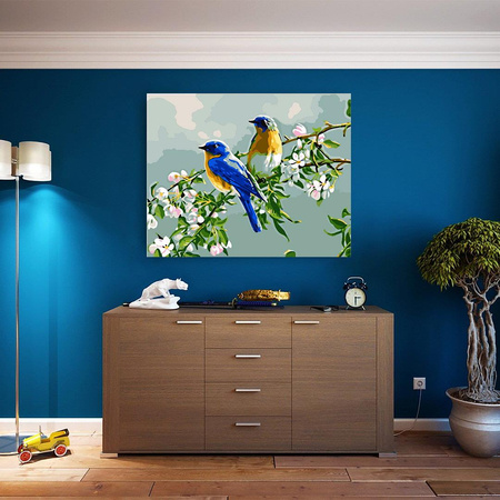 Ptaki Obraz Do Malowania Po Numerach