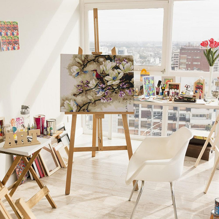 Śpiewający Ptak Egzotyczny Obraz Do Malowania Po Numerach