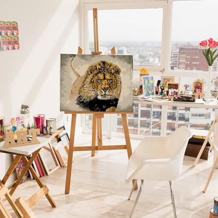 Postać Lwa Obraz Do Malowania Po Numerach