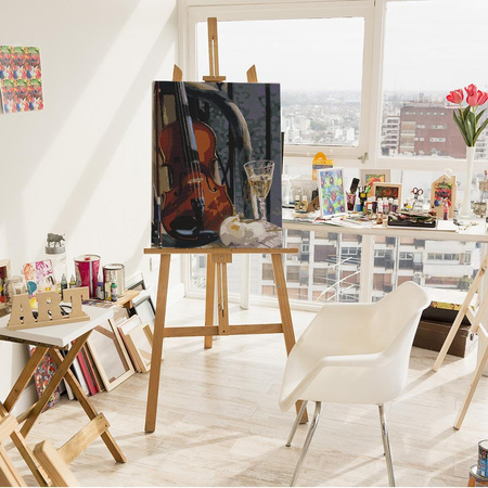 Skrzypce z winem Obraz Do Malowania Po Numerach