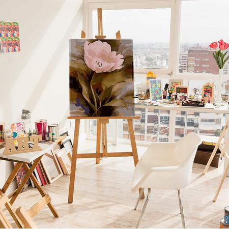 Różowy tulipan Obraz Do Malowania Po Numerach