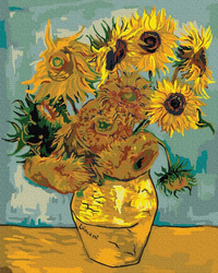 Słoneczniki (Van Gogh) Obraz Po Numerach Bez Ramy