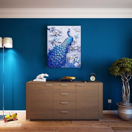 Piękny paw Malowanie po numerach