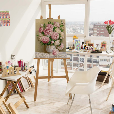 Aromat piwonii 50x65 Malowanie po numerach