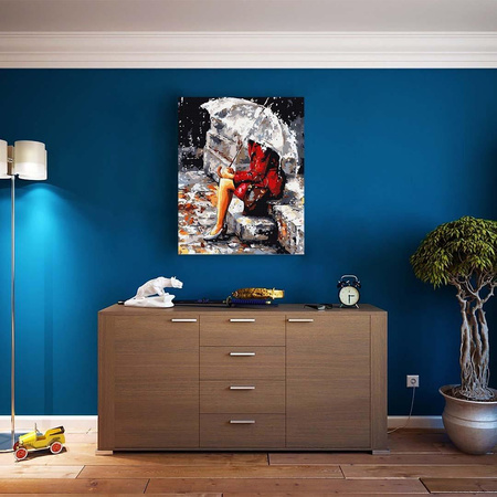 Deszczowe dni Malowanie po numerach