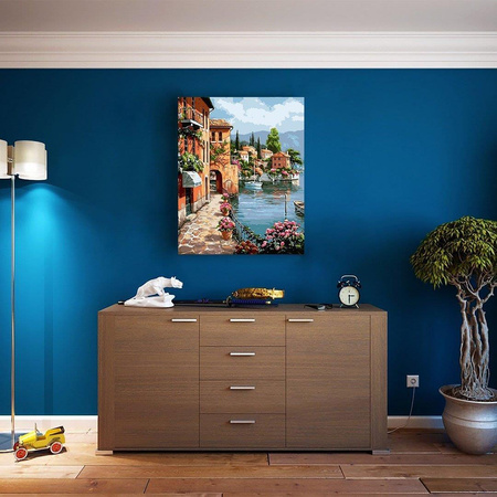 Wybrzeże Obraz Po Numerach Bez Ramy