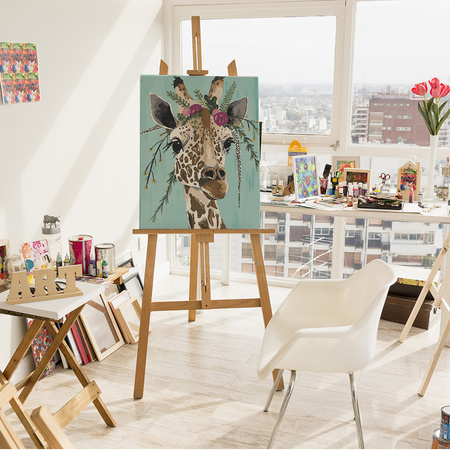 Żyrafa Obraz Do Malowania Po Numerach