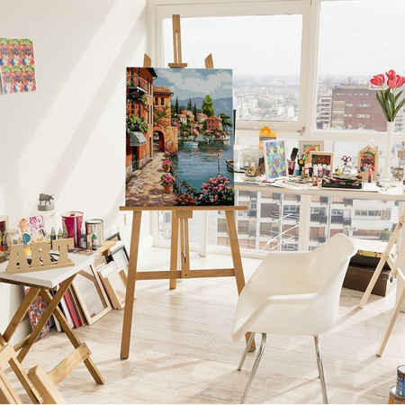 Wybrzeże Obraz Po Numerach Bez Ramy