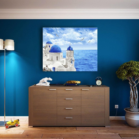 Chmury Santorini Malowanie po Numerach