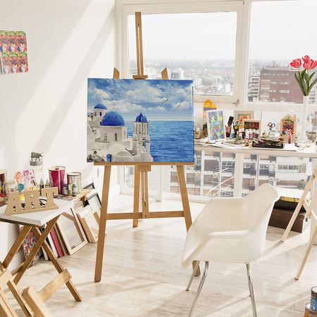 Chmury Santorini Malowanie po Numerach